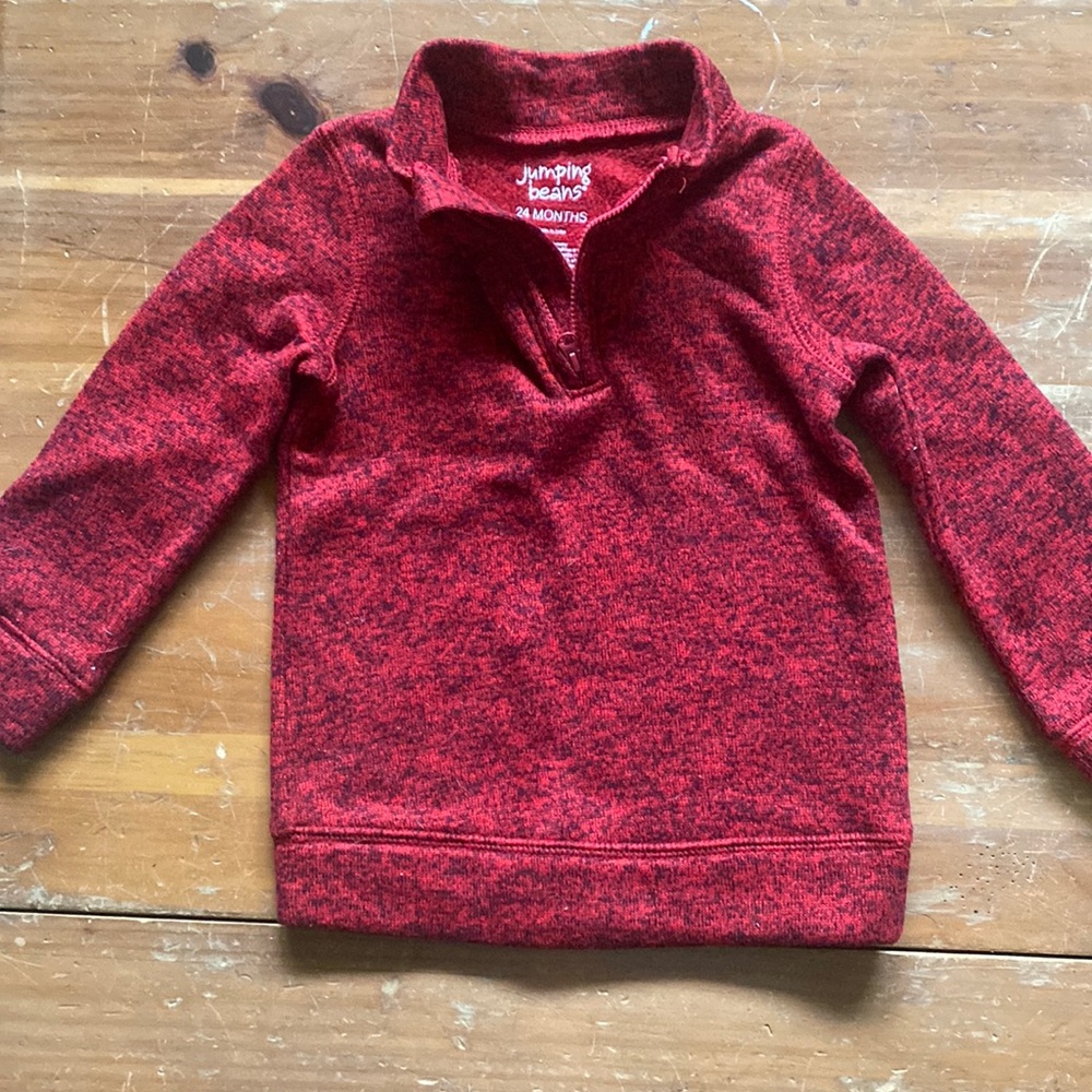 Boys Jumping Beans sweatshirt with Quarter Zip - 24 Months